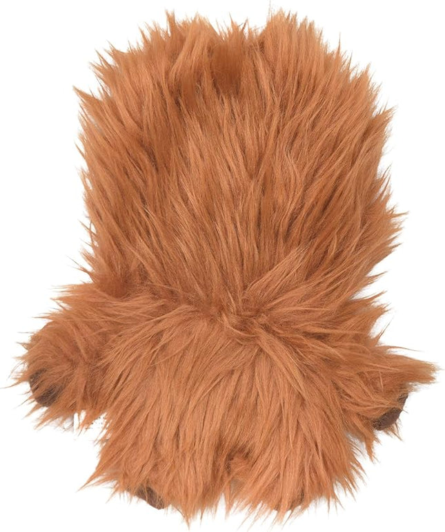 STAR WARS for Pets Plush Chewbacca Flattie Dog Toy | Soft Toys for Dogs, Brown, Large - 9" | Cute Dog Toy, Squeaky Dog Chew Toy for Pets from