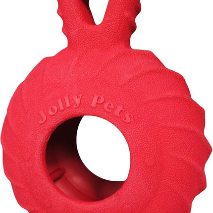 Jolly Pets 4.5"" Jolly Tuff Treader, Red, JTR22