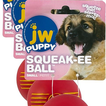 JW Squeak-ee Ball Puppy Toy (Pack of 3)