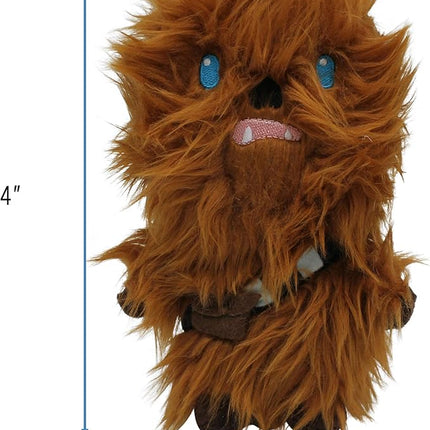 STAR WARS Plush Chewbacca Figure Dog Toy | Soft Squeaky Dog Toy | Medium
