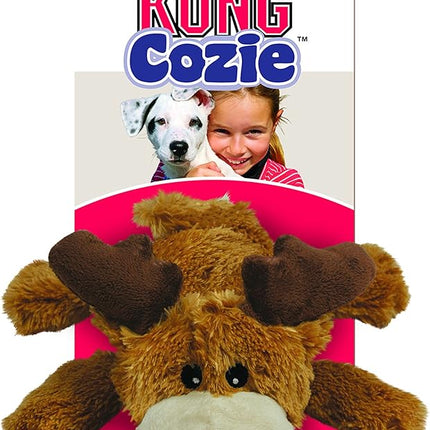 KONG - Cozie Marvin Moose - Indoor Cuddle Squeaky Plush Dog Toy - for Medium Dogs…