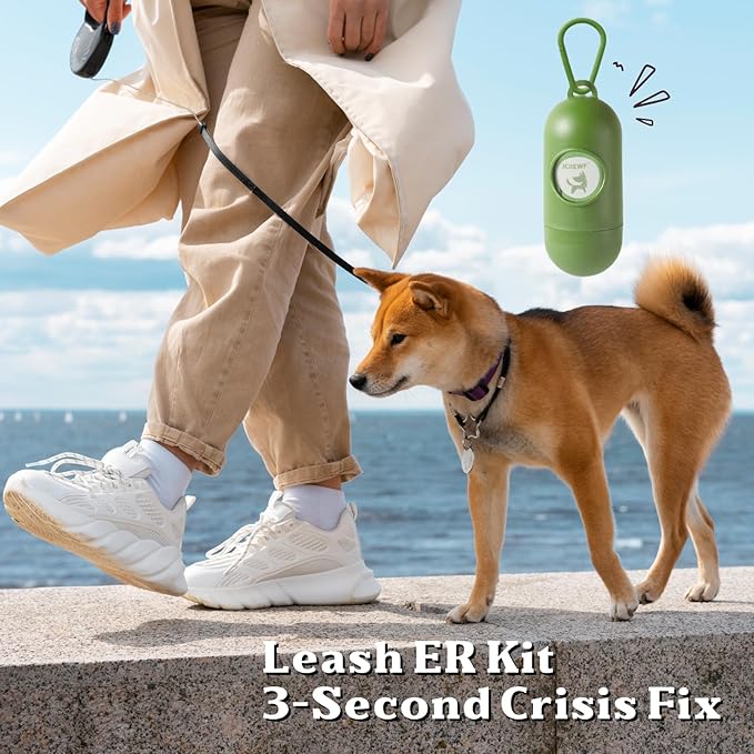 720 Count 13” x 9” Dog Poop Bags Rolls with Holder | Leakproof, Extra Thick & Tear-Resistant Waste Bags for Doggie, Cats & Pets | Unscented, Sturdy & Durable Pet Cleanup Bags for On-The-Go Use