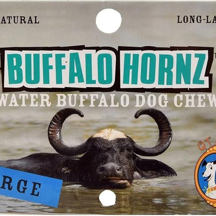 QT Dog Buffalo Hornz Water Buffalo Horn Dog Treat
