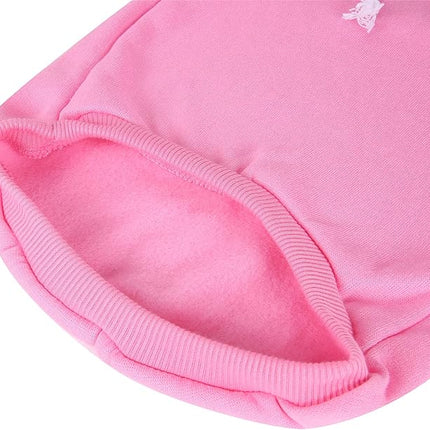 Blank Dog Sweatshirt Pet Hoodie for Puppy Small Dogs Doggie Clothes S