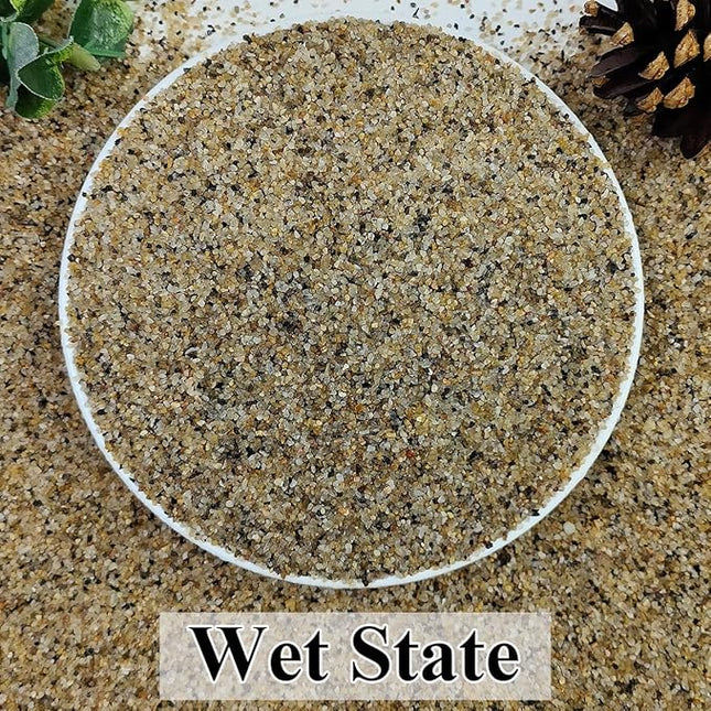 5lbs Aquarium Gravel, 1/16"(0.6-1.2mm) Natural River Rocks Succulent Cactus Pea Gravel for Plants, Fish Tank, Decorative Pebbles for Gardening, Flower Pots, Vase Fillers, Landscaping