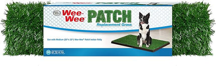 Four Paws Wee-Wee Premium Patch Indoor and Outdoor Pet Potty for Dogs l Dog Potty Training l Artificial Grass l Wee-Wee Patch (Pack of 3)