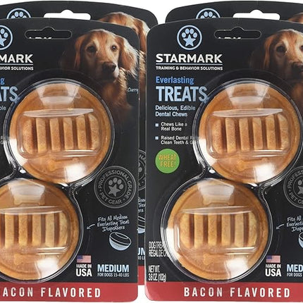 Starmark Everlasting Dental Chew, Bacon Flavored, Medium, 8 Count