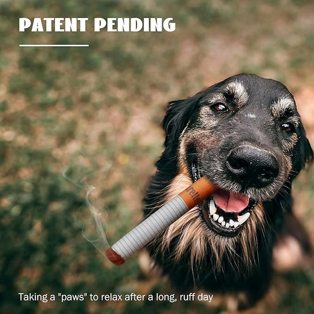 Nocciola 3 Packs Giggle Puff Stick Toys with a Box, Funny Interactive Giggle Sound Plush Dog Toys, Pitbull Husky Frenchie No Stuffing Puppy Toys for Small to Medium Breed, Dog Accessories Boy Gift