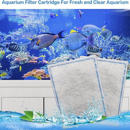 9 Count Assembled Large Filter Cartridges Compatible with Tetra Whisper Bio-Bag Filters 20i 40i IQ20/30/45/60 PF20/30/40/60, Large Replacement Filter Cartridges for Whisper Filters & Aquariums
