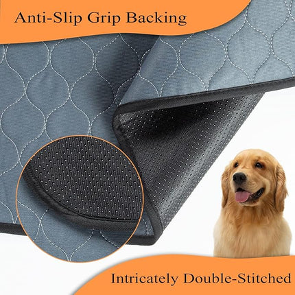 Washable Pee Pads for Dogs 5 Pack, 36x41, Reusable Puppy Pads, Dog Training Pads with Quick Dry, Anti-Slip Dog Cat Pee Pads, Whelping Pads, Potty Pad