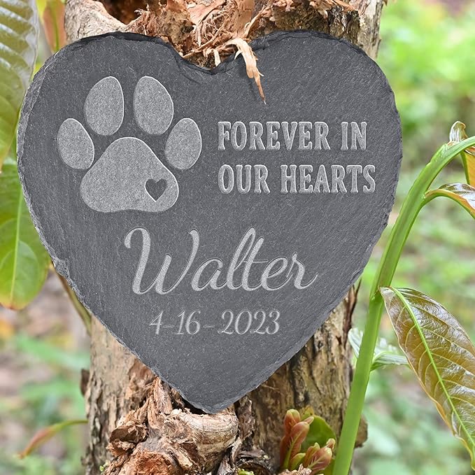 Pet Memorial Stones, Pet Memorial Gifts, Loss of Pet Sympathy Gifts, Dog Memorial Gifts for Loss of Dog, Pet Bereavement Gifts, Dog Grave Marker, Pet Loss Gifts, in Memory of Dog - Style A