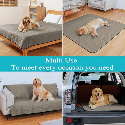 Washable Pee Pads for Dogs 24" x 36", 5 Pack, Reusable Puppy Pee Pads Washable, Dog Training Pads with Quick Dry, Large Anti-Slip Whelping Pad for Pet, Playpen, Incontinence, Housebreaking