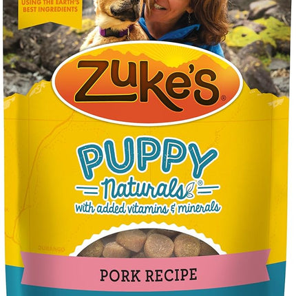 Zuke's Puppy Naturals Dog Training Treats, Pork & Chickpea Recipe, Nutrient-Rich Mini Dog Treats for Training, Grain Free Puppy Treats, 5 OZ Bag (Pack of 1)