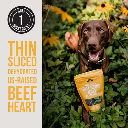 Natural Rapport Beef Heart Dog Treats - The Only Beef Heart Chews Needed - All Natural Treats for Small & Large Dogs