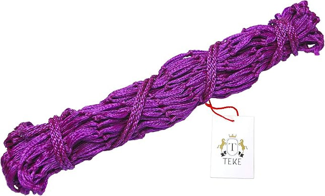 T TEKE Classic Slow hay Feeder hay nets, 40" Length with 2" Holes, Horse Supplies hay Bags for Horses, Goat Feed