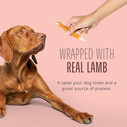 Better Belly Proteins With Real Lamb Twists, Digestible Rawhide For Dogs, 25 Count