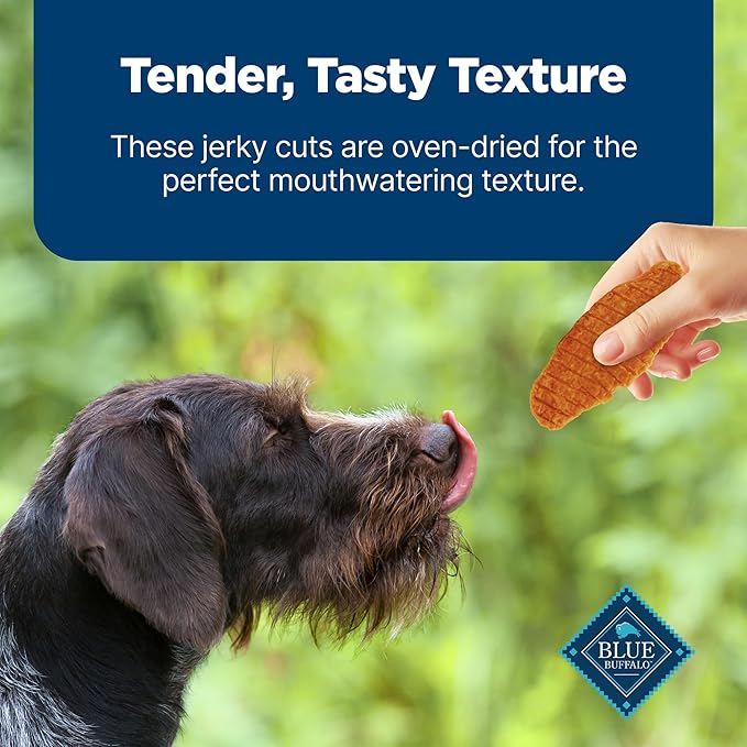 Blue Buffalo Nudges Jerky Cuts Natural Dog Treats, Duck, 10oz