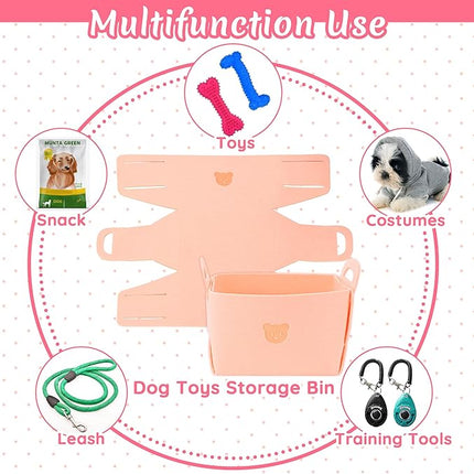 12 Pack Puppy Toys for Teething, Small & Medium Dogs – Chew Toys, Rope Toys & Interactive Dog Toys Set with Storage Box for Training, Play & Boredom Relief