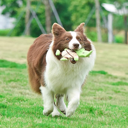 STAR WARS for Pets Yoda Plush Flattie Dog Toy - Medium Flat, Fabric Stuffingless Chewable Toys for All Dogs - Officially Licensed, 9 Inch