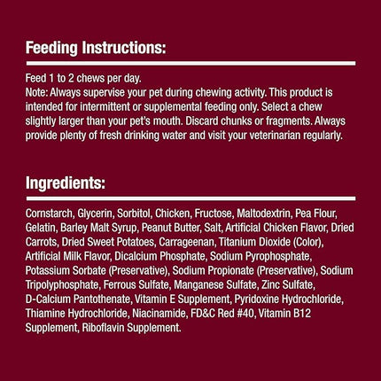 SmartBones Twist Sticks, Treat Your Dog to a Rawhide-Free Chew Made with Real Chicken and Vegetables