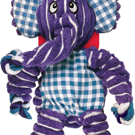 KONG Floppy Knots - Knotted Rope Dog Toy Entices Play - Tug Toy Satisfies Natural Instincts - Dog Supplies with Floppy Design & Minimal Stuffing - Elephant, for Medium/Large Dogs