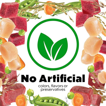 Purina Beneful Protein Gravy Wet Dog Food Variety Pack Freshly Prepared Meals Stew - (Pack of 6) 10 oz. Tubs