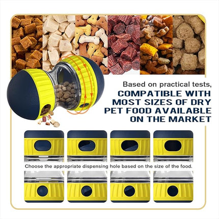 Extra-Large Size Dog Enrichment Toy for Medium/Large Aggressive Chewer Breed Dogs Treat Dispenser Ball Stimulating Game Indoor Food Dispensing Balls Puzzles Feeder Christmas & New Year Gift