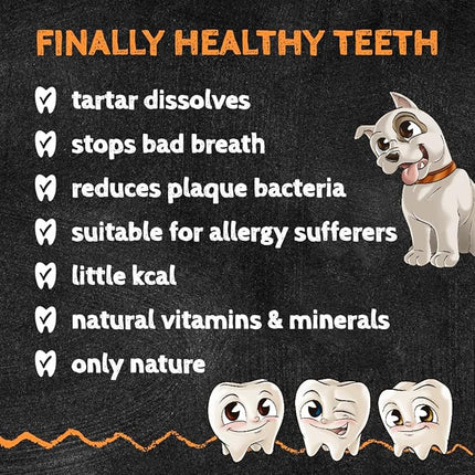 QCHEFS Dental Flakes for Dogs – One Month Supply* - Food Topper - After Meal Licking Treat, Oral Health Snack with Amino Acids.