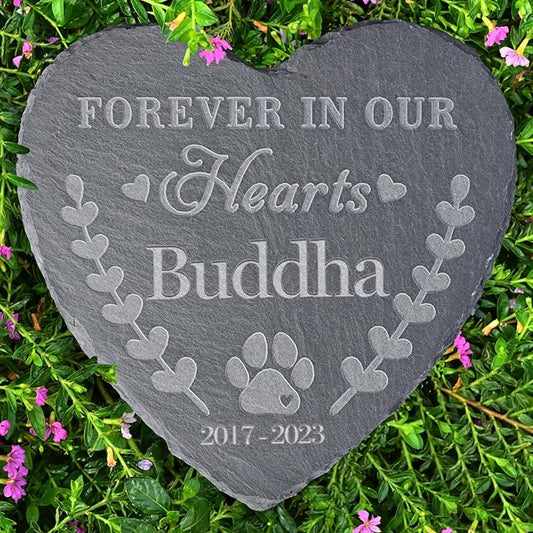 Pet Memorial Stones for Loss of Dog - Personalized Loss of Dog Sympathy Gifts - Memorial Gifts for Pet Lost - Personalized Pet Grave Markers - Dog Memorial Tombstone