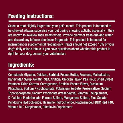 SmartBones SmartSticks With Real Peanut Butter, 25 Count, Treat Your Dog to a Rawhide-Free Chews For Dogs