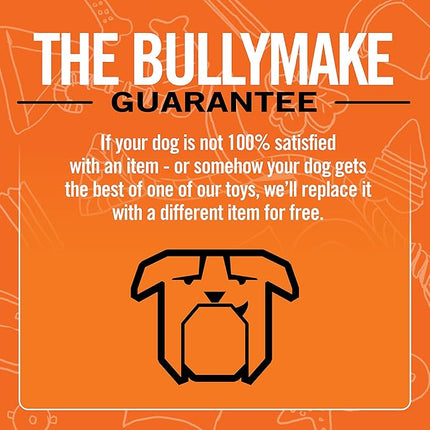 BULLYMAKE Silver Tough Chew Hammer Toy for Dogs, Durable Nylon Dog Toys for Aggressive Chewers, Dental Stimulating, Tough Chew, Boredom Busting, Pet Supplies, Made in USA