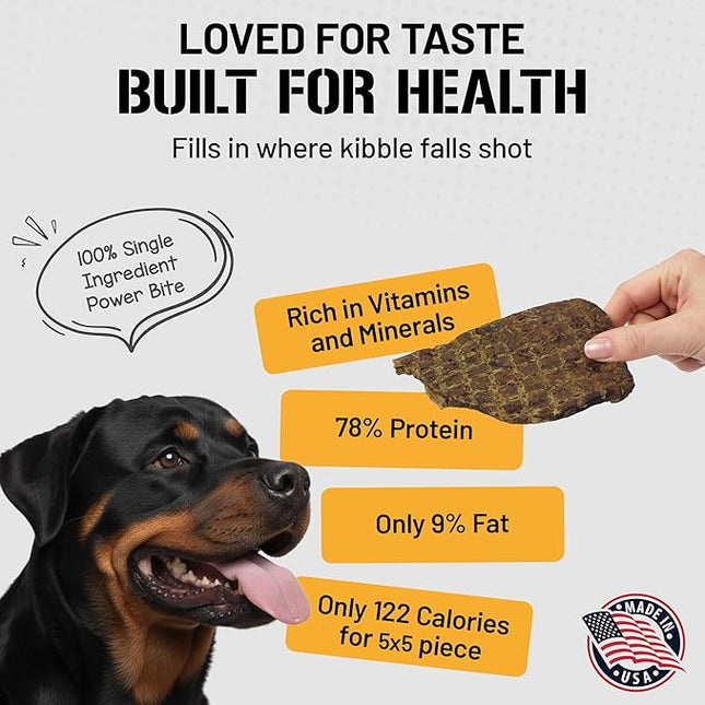 Dog Chits Beef Lung Fillets Dog and Puppy Treats – All Natural Chews for Dogs – Grain-Free, High-Protein, Low Fat Single Ingredient Dog Treat – Ideal for All Dogs – Large, 10 oz – Made in USA