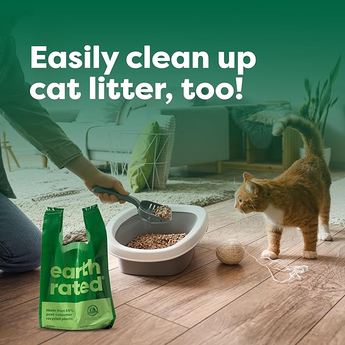 Earth Rated Dog Poop Bags with Handles Value Pack, Easy Tie and Guaranteed Leakproof, Lavender Scented, 600 Handle Bags