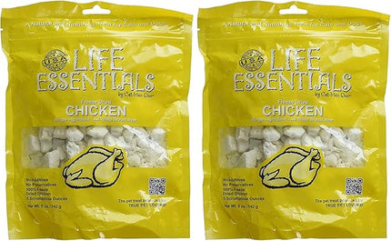 All-Natural Freeze Dried Chicken Treats for Dogs & Cats No Grains, Fillers, Additives and Preservatives Proudly Made in the USA - 2 Pack (5 oz. Bag)