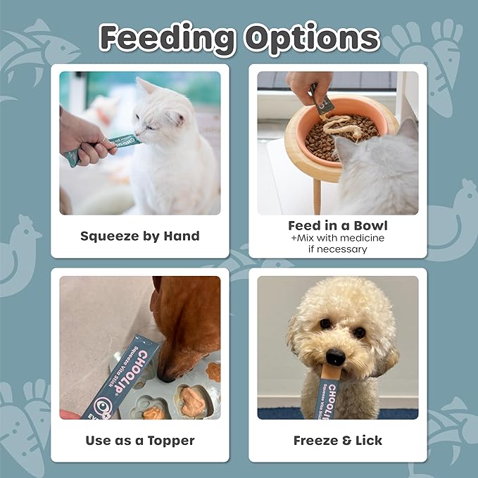 Squeeze Vita Stick Lickable Cat and Dog Treats – 7-Count Eye Support Sticks with Multivitamins, Soft Squeezable Paste for All Life Stages, Supporting Eye Health