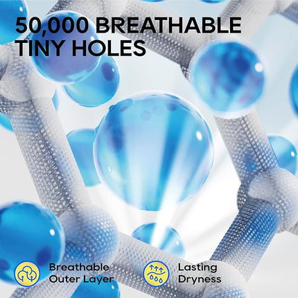 HONEY CARE All-Absorb A25 Male Dog Wrap, 50 Count, Medium, White