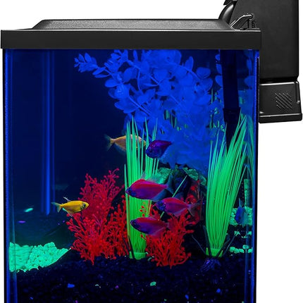 Glofish 10 Gallon Aquarium Fish Tank Kits, Includes LED Lighting and Décor (Amazon Exclusive)