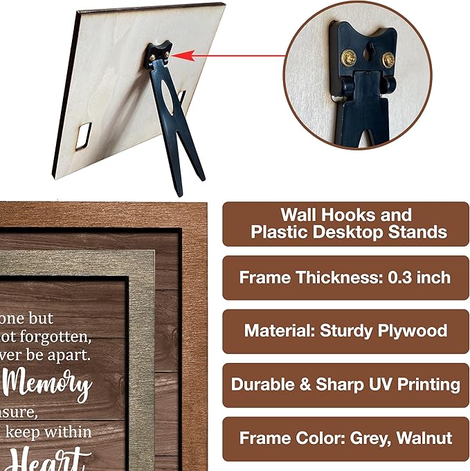 Personalized Pet Loss Gifts Dog Picture Collar Frame Pet Remembrance Memorial Memorial Frames for Pictures Sympathy Gifts Keepsake BereavementFunerary Decor Wall