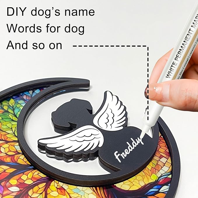 Pet Memorial Suncatcher, Dog Memorial Gifts, Pet Loss, Pet Sympathy, Thoughtful Dogs Remembrance, Bereavement Gifts