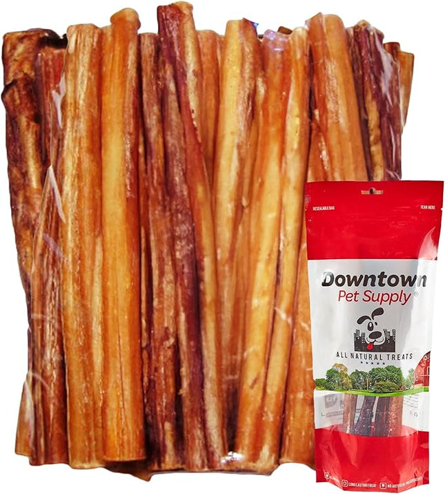 Downtown Pet Supply Bully Sticks - 12" REGULAR - 4 Pack -SOUTH AMERICA & TURKEY