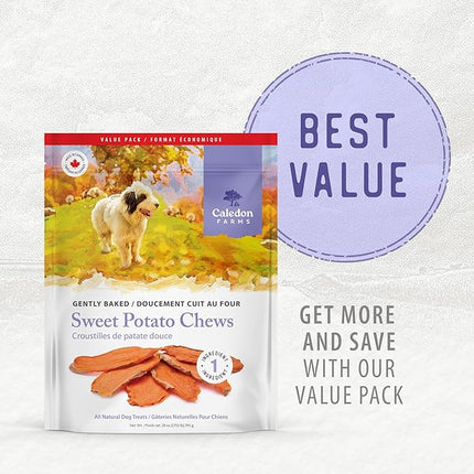Caledon Farms Value Pack Sweet Potato Chews Dog Treats 28oz/795G