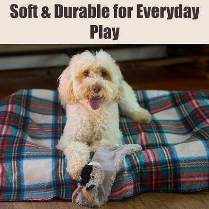 SPOT Skinneeez Crinklers Stuffless Goat Dog Toy, 23 Inch Plush with Crinkle and Squeaker, Tug Toy for Medium and Large Dog Breeds