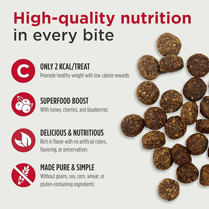 Nulo Trainers Turkey Recipe Grain-Free Low-Calorie Healthy Dog & Puppy Training Treats, 16 Ounce Pouch