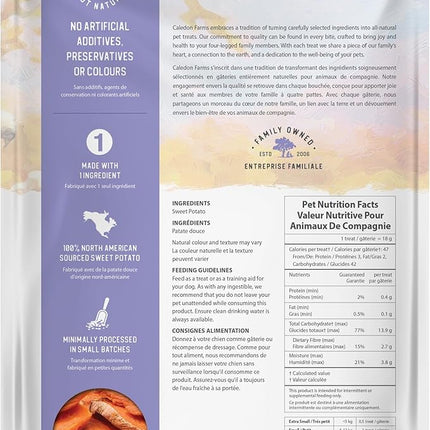 Caledon Farms Sweet Potato Chews for Dogs 9.3 OZ