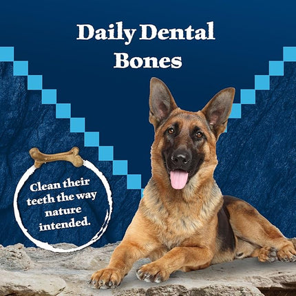 Blue Buffalo Wilderness Wild Bones Grain-Free Dental Chews Dog Treats, Medium, 10-oz Bag