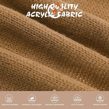 BINGPET Dog Sweater, Turtleneck Classic Knit Dog Sweaters for Small Medium Large Dogs with Leash Hole, Pet Winter Clothes Warm Sweatshirts Outfits for Doggie and Cats Grey(X-Large)