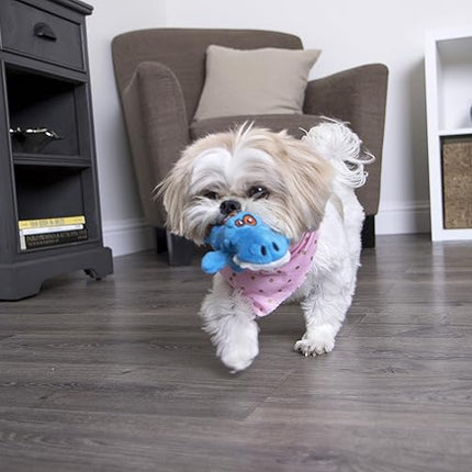 goDog Just For Me Gator Dog Toy, Blue