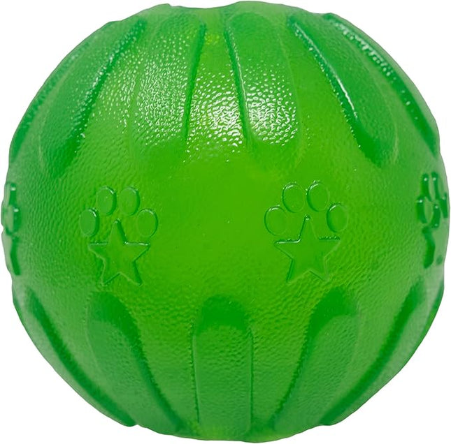 Starmark Treat Dispensing Chew Ball Tough Dog Toy, Medium/Large for Large Breeds