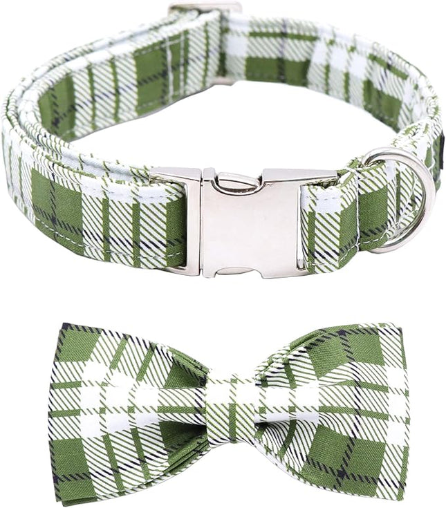 ARING PET Bowtie Dog Collar, Dog Collar with Bow, Adjustable Dog Collars for Small Medium Large Dogs.