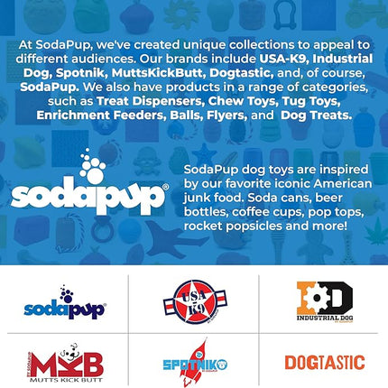 SodaPup Unstoppables Chewers – Inserts for Treat Dispensers Made in USA from Non-Toxic, Pet Safe, Food Safe Nylon Material to Enhance Treat Dispensers and Challenge Dog’s Foraging Instincts – 3 Pack